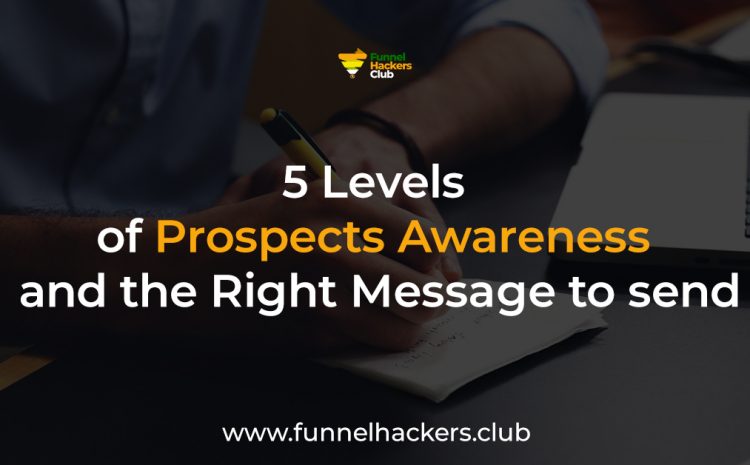  5 levels of prospects awareness and the right message to send