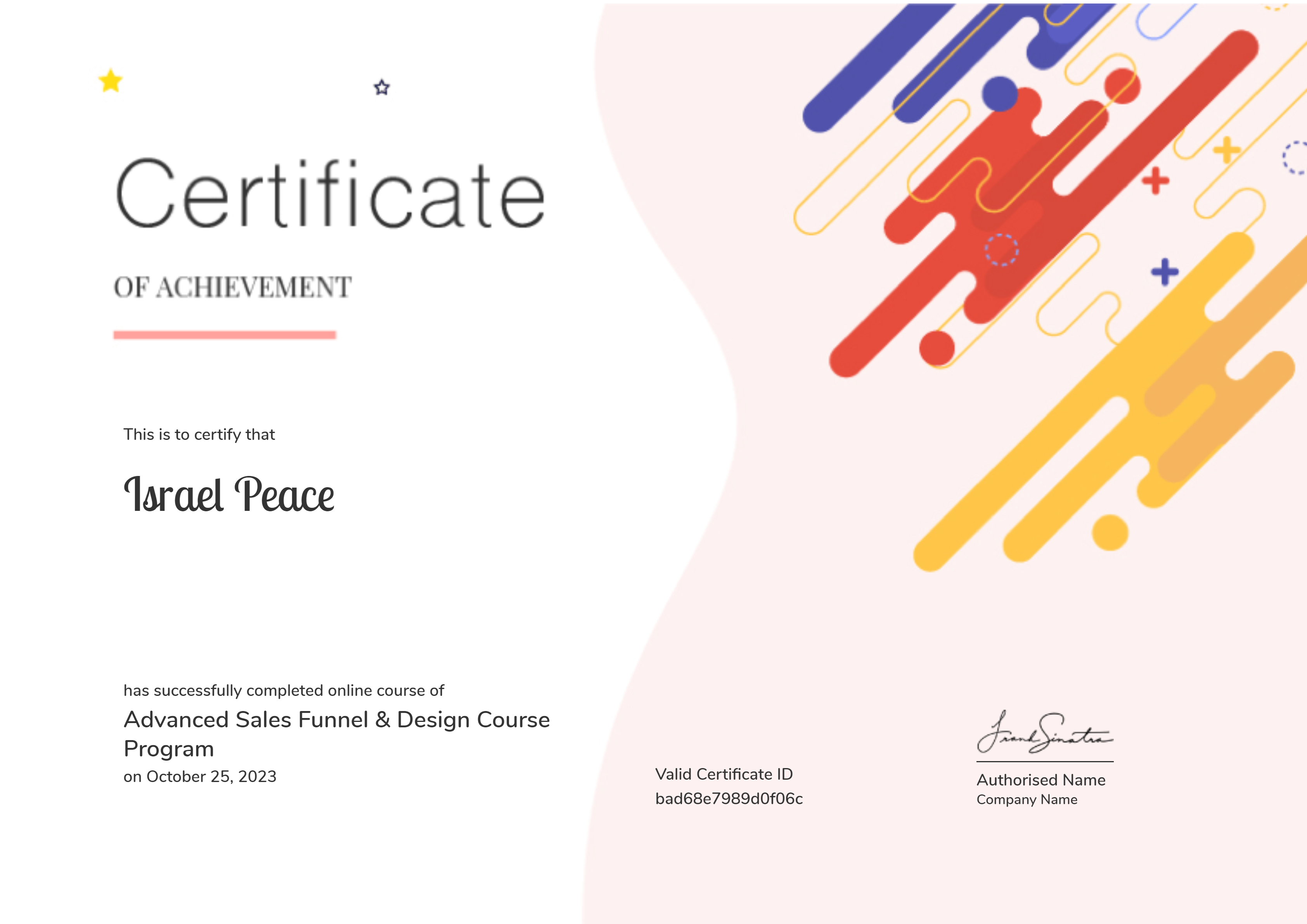 Advanced Sales Funnel & Design Course Program